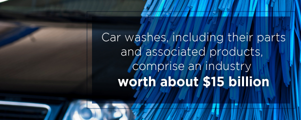 car washes comprise an industry worth about $15 million