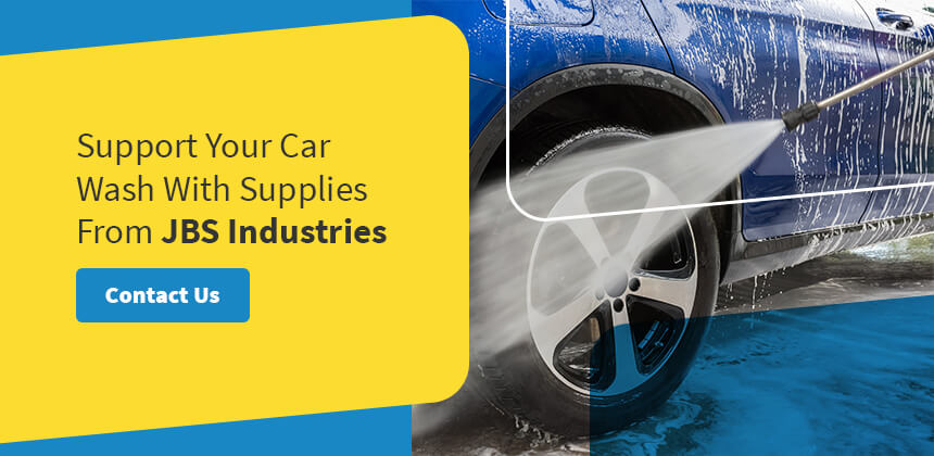Support your car wash with supplies from JBS Industries.