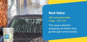 JBS Industries Mako Terge - (DT-175) is ideal for prepping cars before they go through the tunnel washes.
